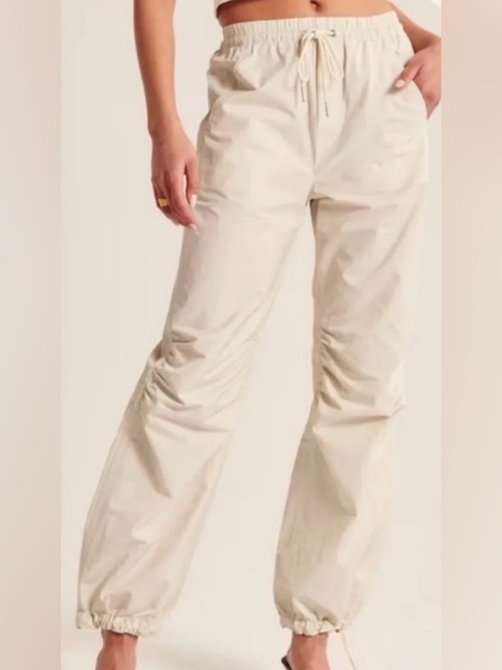 Abercrombie & Fitch Utility Parachute Pants - M Long